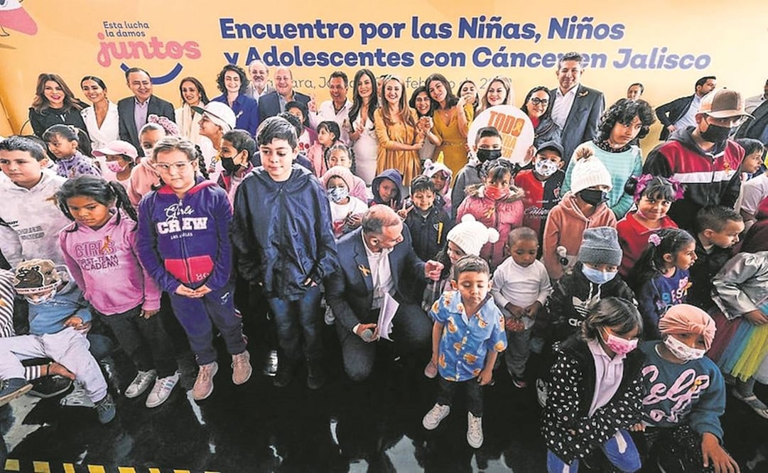 El gobernador Enrique Alfaro Ramírez encabezó el Encuentro por las Niñas, Niños y Adolescentes con Cáncer en Jalisco.