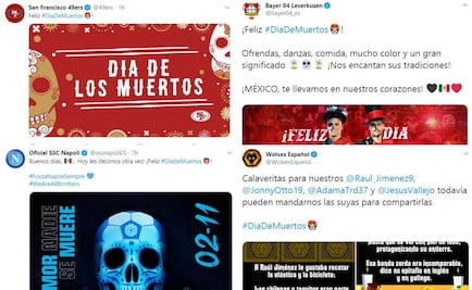 Así reaccionó el mundo del deporte al Día de Muertos