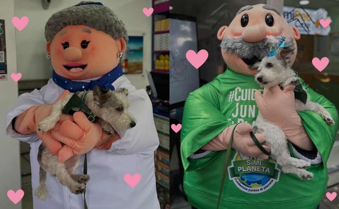 Dra. Lares, el nuevo personaje del Dr. Simi, debutó en el primer consultorio veterinario SimiPet Care en CDMX. Foto: Redes sociales