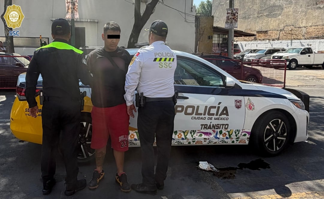 Detienen a presunto agresor tras riña en el Centro. Foto: Especial