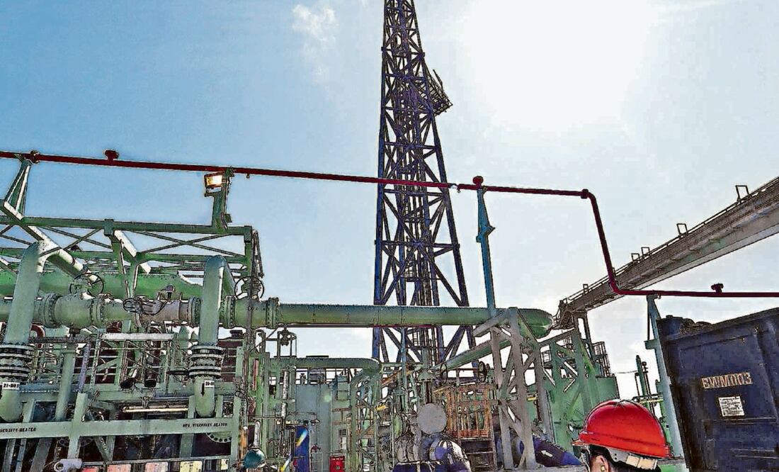 En la sonda de Campeche, Pemex también es víctima de robos en sus platafo rmas. Foto/ ARCHIVO EL UNIVERSAL