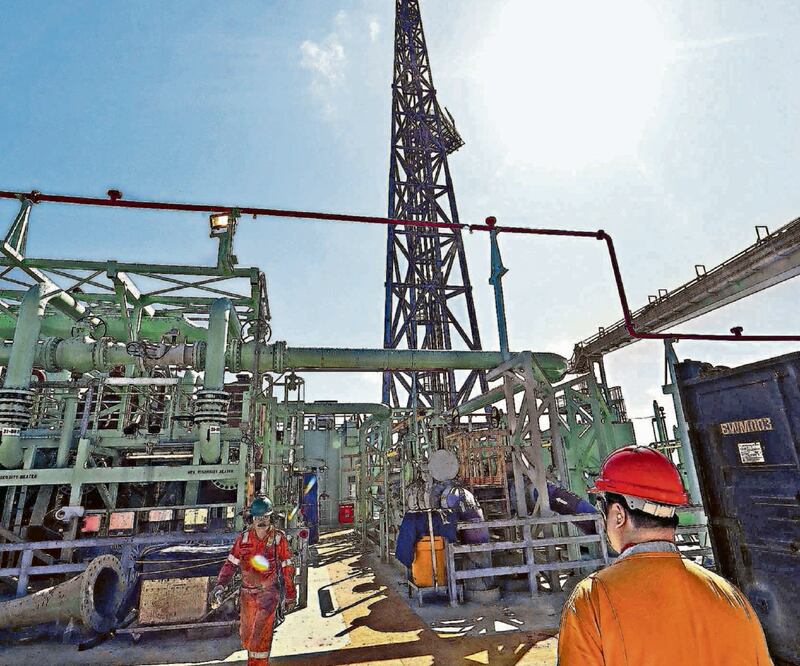 En la sonda de Campeche, Pemex también es víctima de robos en sus platafo rmas. Foto/ ARCHIVO EL UNIVERSAL