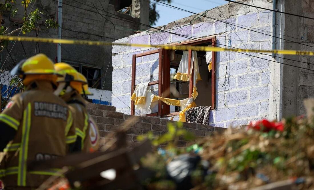 Tras explosión en Chimalhuacán, se reportan dos personas fallecidas y 10 heridas (16/01/2025). Foto: Luis Camacho / EL UNIVERSAL