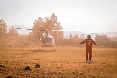 Incendio forestal en Lechuguillas afecta mil 80 hectáreas