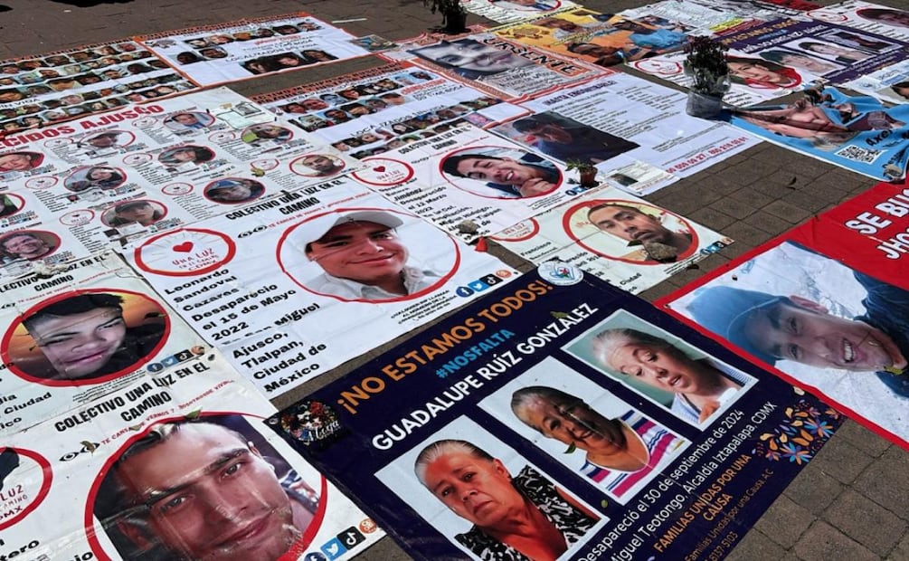 Fichas de desaparecidos en México (28/03/2026). Foto: Sharon Mercado / EL UNIVERSAL