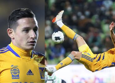 Florian Thauvin se luce en el entrenamiento con un golazo de tijera