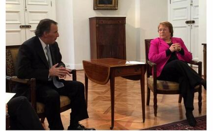 Presidenta Bachelet recibe a canciller mexicano