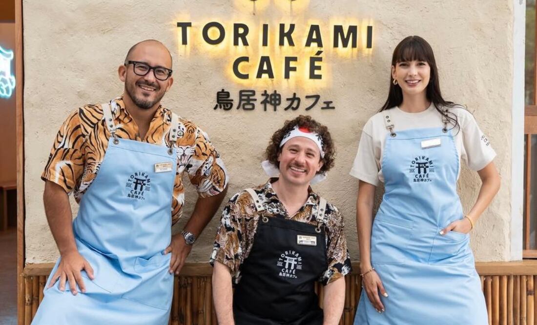 Luisito Comunica inauguró su cafetería japonesa, Torikami Café. Foto: Instagram @creymx