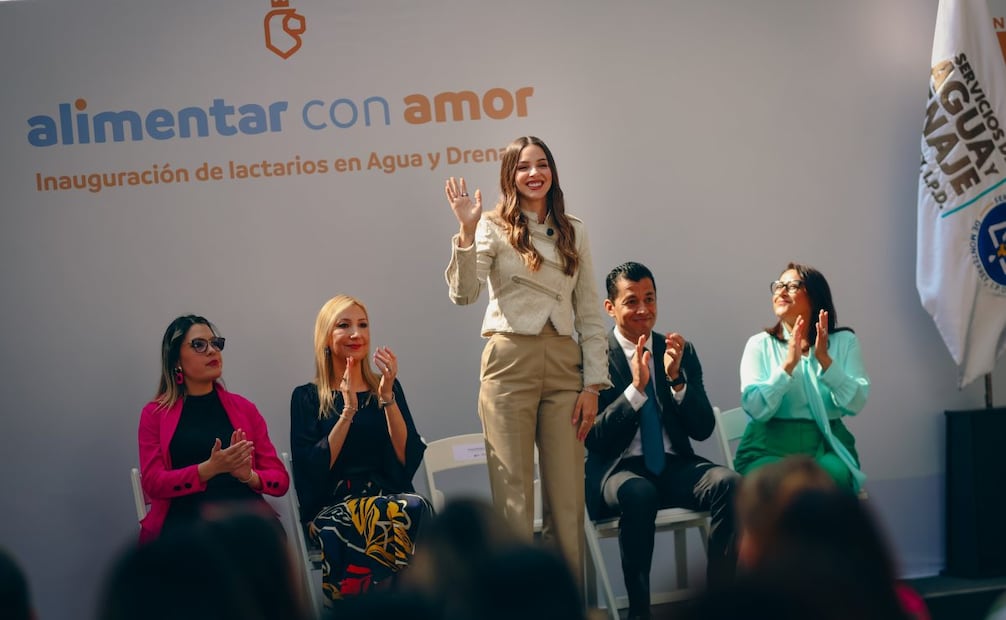 Mariana Rodríguez inaugura 4 lactarios en Monterrey; suman 132 espacios para apoyo a la lactancia.
Foto: Especial.