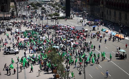 Campesinos retiran plantones del Senado, Segob y Palacio Nacional; amagan con volver