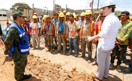 Construyen cuartel en Chicomuselo, Chiapas