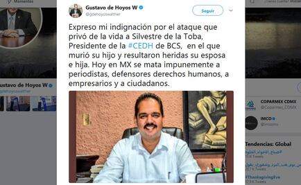 Coparmex expresa indignación por el asesinato de Silvestre de la Toba