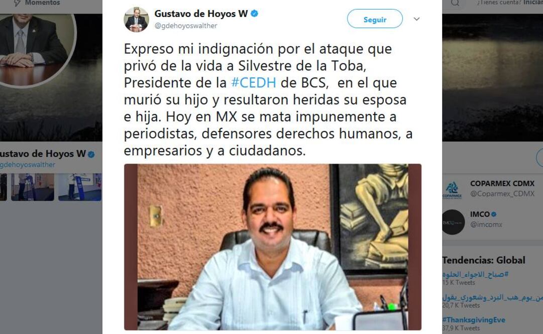 FOTO TOMADA DE TWITTER