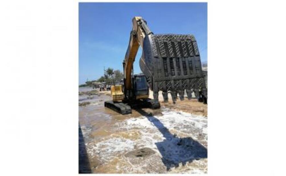 Fenómeno de mar de fondo causa afectaciones en poblado costero de Oaxaca