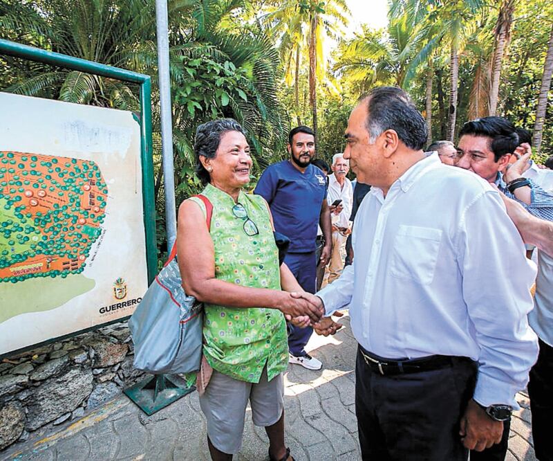 El gobernador Héctor Astudillo Flores atestiguó la presentación y el arranque del proyecto para la remodelación del Parque Papagayo. Foto: Especial