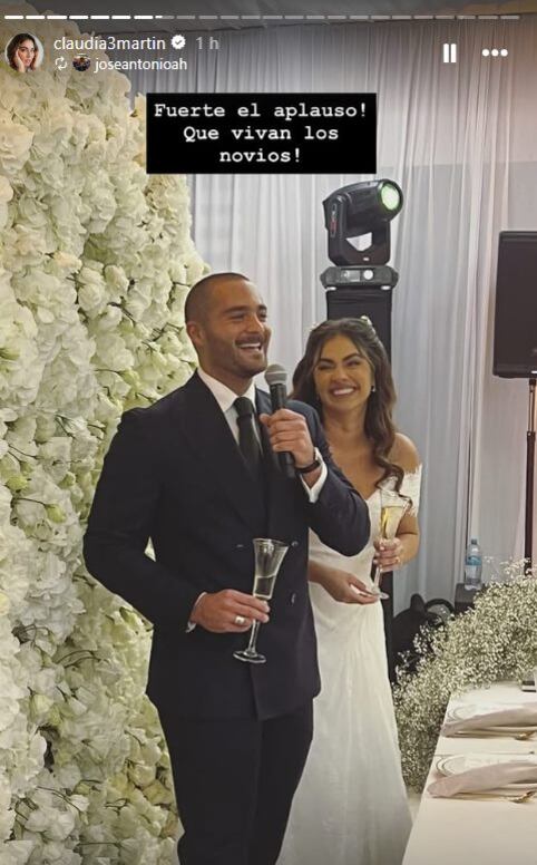 Carlos Said and Claudia Martín wedding