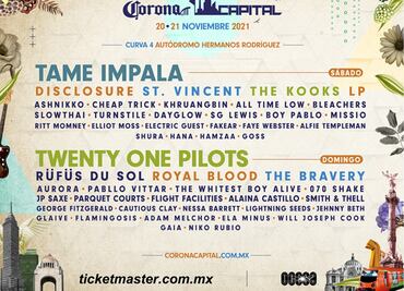 Ya hay cartel oficial del festival Corona Capital