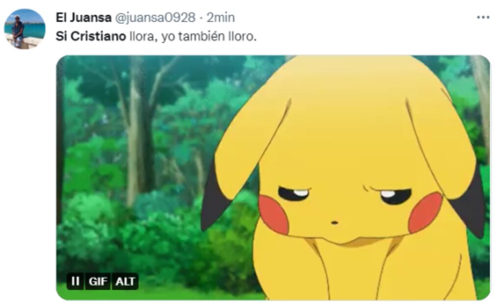 Cristiano Ronaldo fue blanco de memes tras la eliminación de Portugal