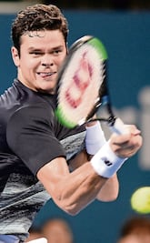 Raonic frena paso ganador de Rafa Nadal
