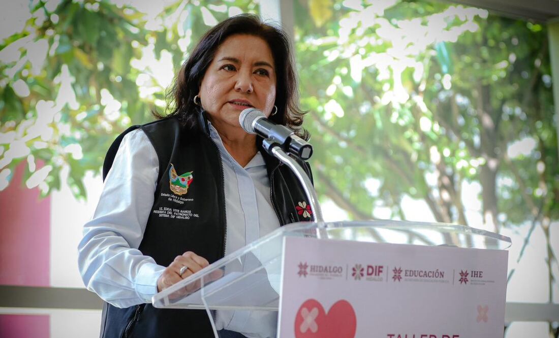 Capacitan a personal del DIF Hidalgo para atención de crisis (12/08/2025). Foto: Especial