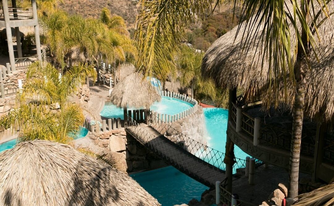 El Géiser, en Hidalgo, ofrece diversas albercas de agua termal. Foto: El Géiser