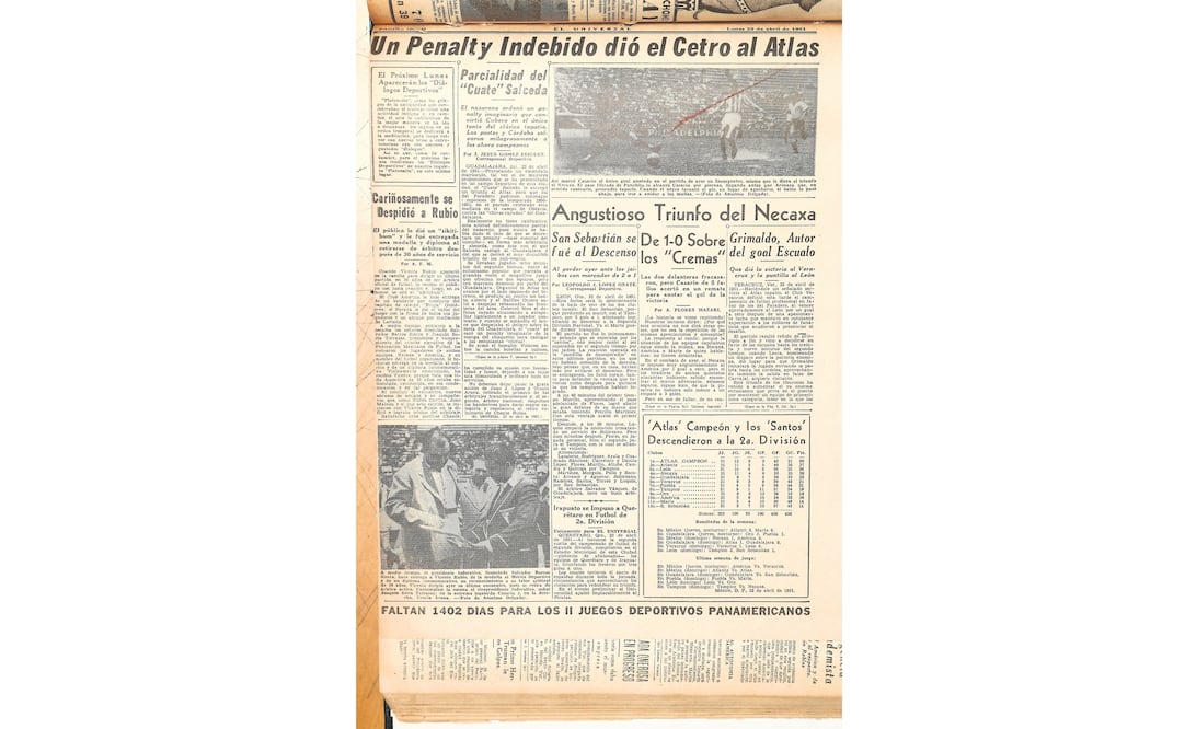 En las páginas de El Gran Diario quedó plasmada aquella historia. (ARCHIVO. EL UNIVERSAL)