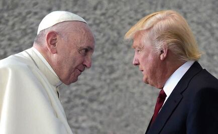 Chocan el Papa y Trump