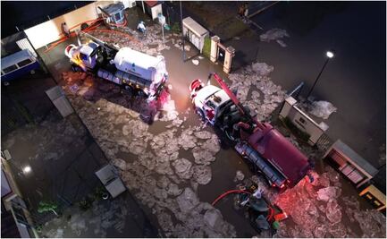 Granizada en Tecámac dejó 60 casas inundadas; municipio trabaja en labores de limpieza