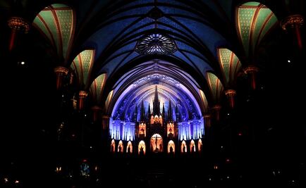 AURA alumbra la Basílica de Notre Dame en Montreal