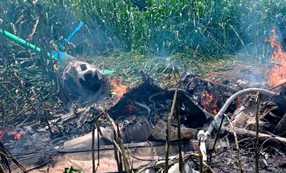 Fueron pobladores de la zona los que dieron aviso al número de emergencia sobre la caída de la nave. Foto: Especial