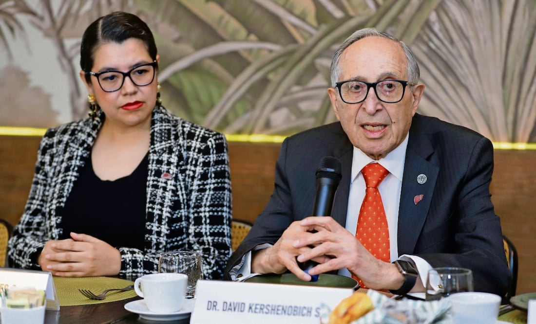 El doctor David Kershenobich, cofundador de Fundhepa. Foto: Fernanda Rojas / El Universal