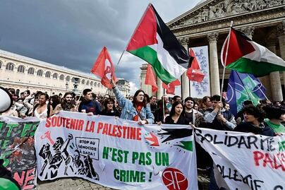 Amplían manifestaciones propalestinas