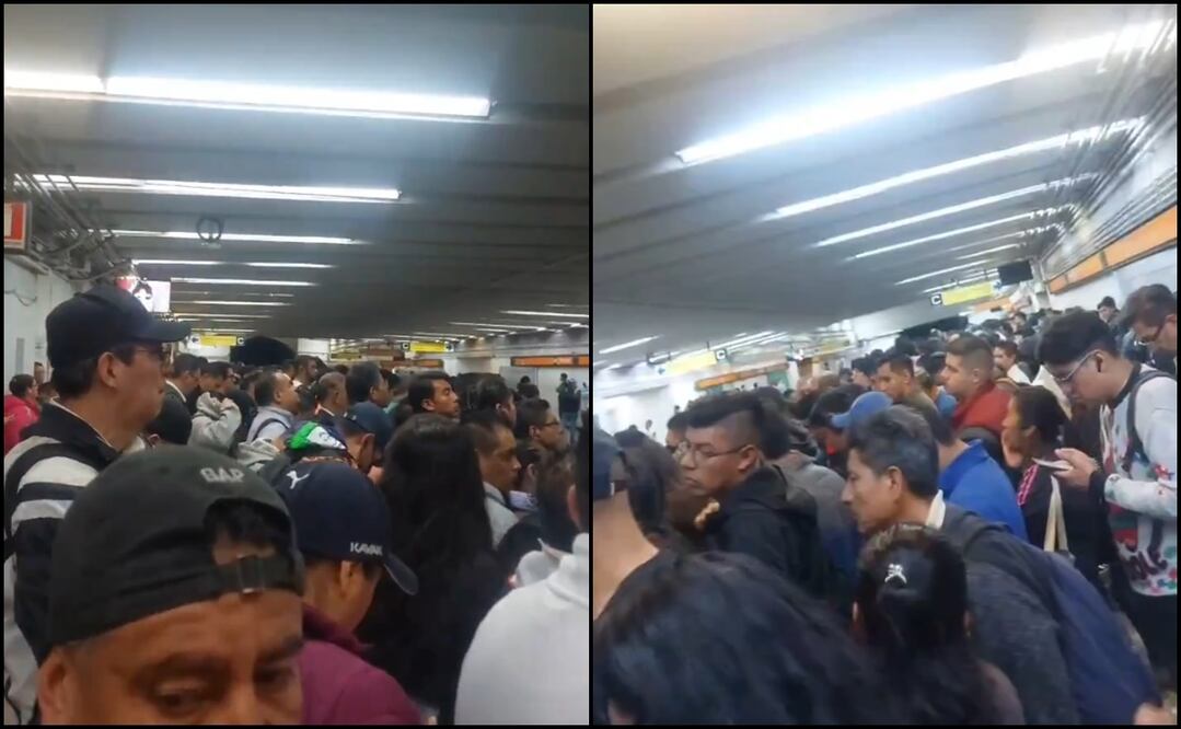 Retrasos de hasta 30 minutos en la línea 7 del Metro. Foto: captura de pantalla