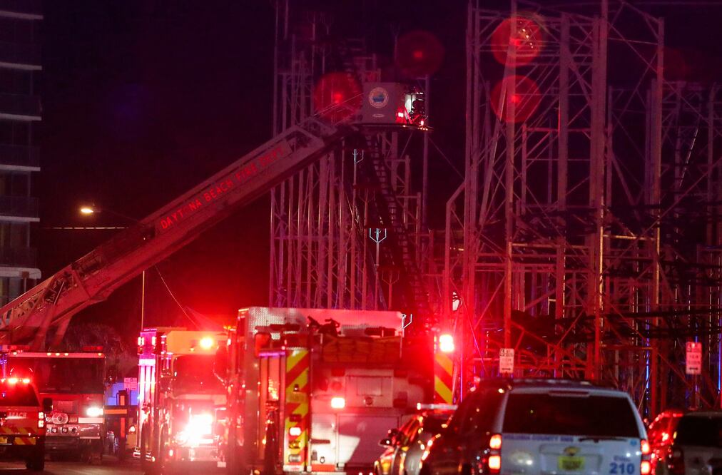 Montaña rusa en Daytona Beach, Florida (Foto: AP)