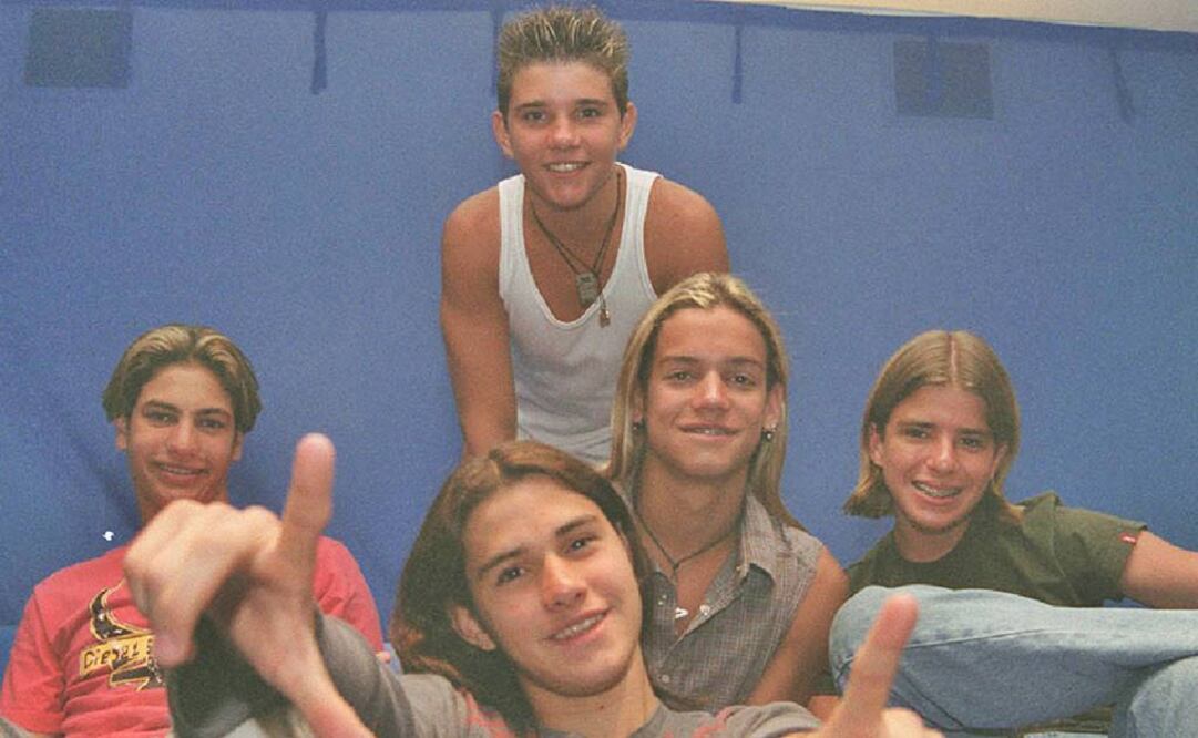 El cantante venezolano Fabio Melanitto (con camiseta blanca) se dio a conocer en el grupo Uff!, en 1998 FOTO: ARCHIVO