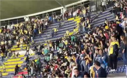¡Violencia en el Azteca! Aficionados de León y América desatan caos en la tribuna 