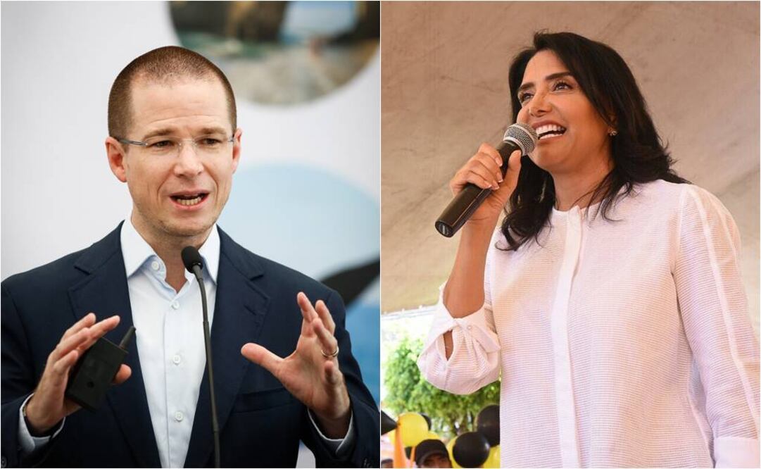 Ricardo Anaya, candidato a la Presidencia, y Alejandra Barrales, candidata a jefa de gobierno de la Ciudad de México por la coalición “Por México al Frente”. Foto: Especial
