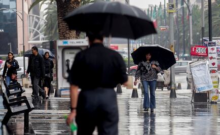 Llueve en 7 delegaciones de la capital
