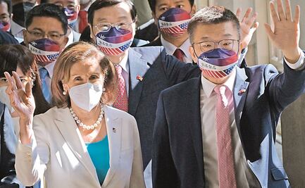 Pelosi en Taiwán; furia en China