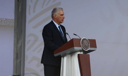 Morena da bienvenida al presidente de Cuba, Miguel Díaz-Canel