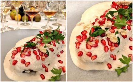 Chiles en nogada y jerez ¡gran combinación!