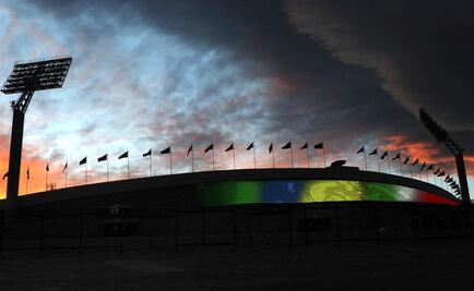 Se 'pinta' de verdeamarela Estadio de CU