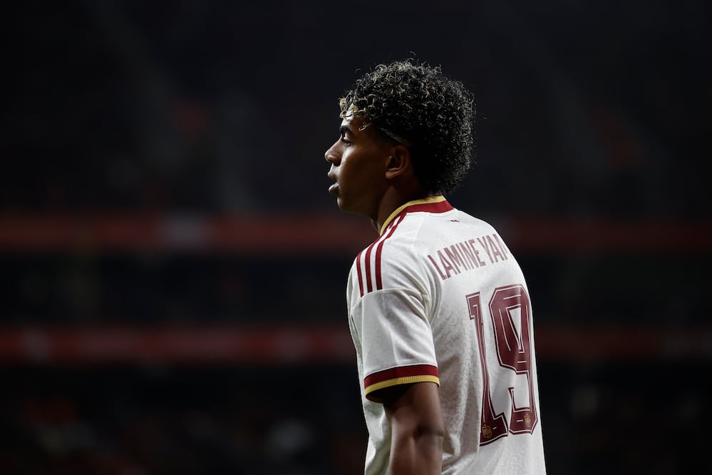 Lamine Yamal, durante un partido amisto entre España y Egipto, previo al Mundial de 2026 - Foto: EFE