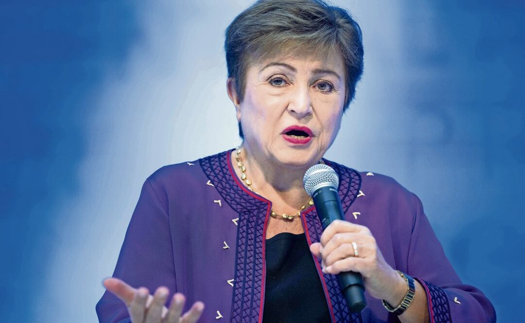 Kristalina Georgieva, directora gerente del FMI. Foto: Brendan Smialowski / AFP