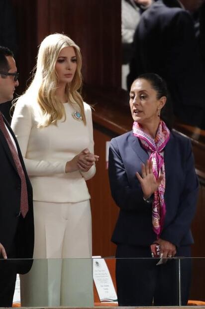 Así lució Ivanka Trump para la toma de posesión de AMLO