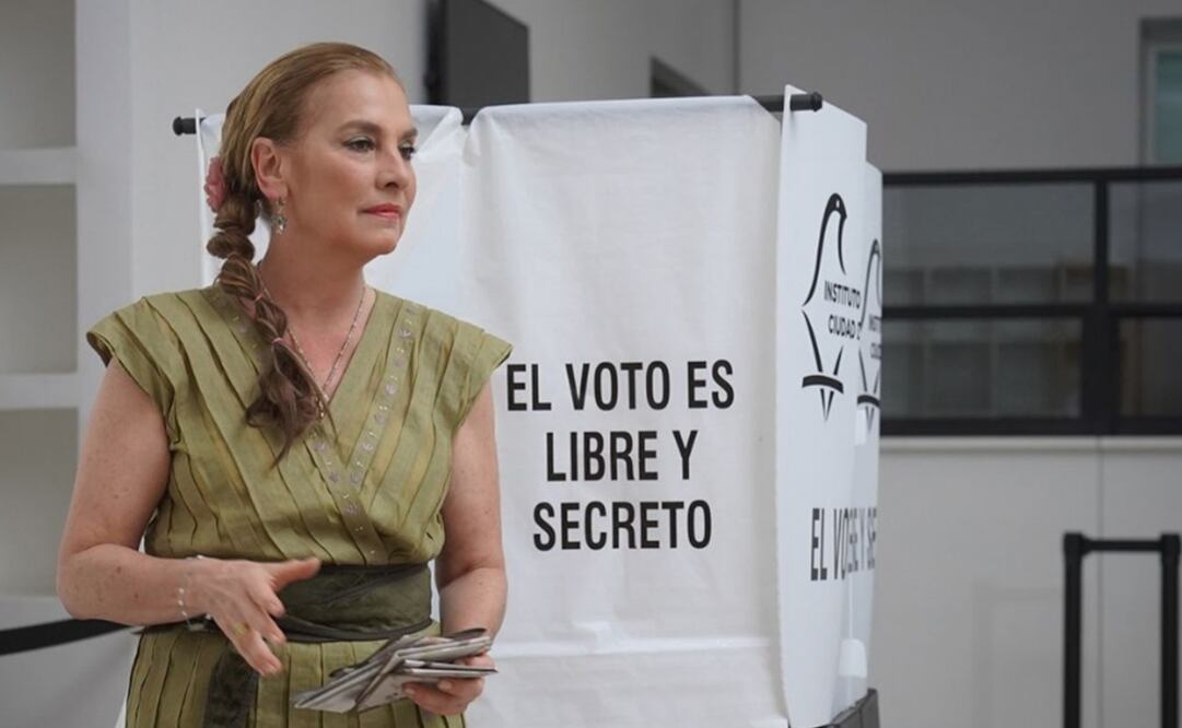 Voto de la doctora Beatriz Gutiérrez Müller. Foto: Instagram @Beatrizgutierrezmuller