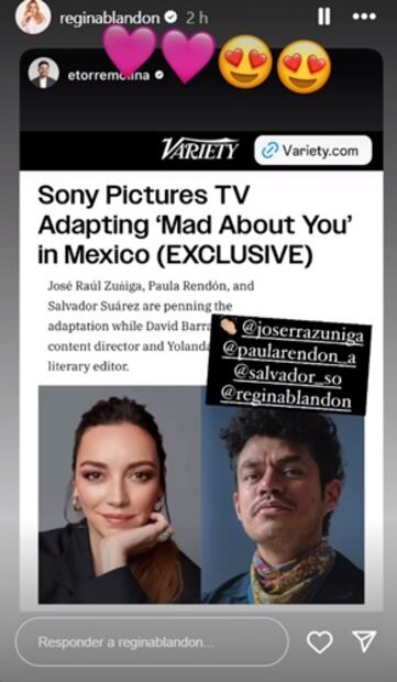 La actriz compartió la noticia en sus redes sociales. Foto: Instagram