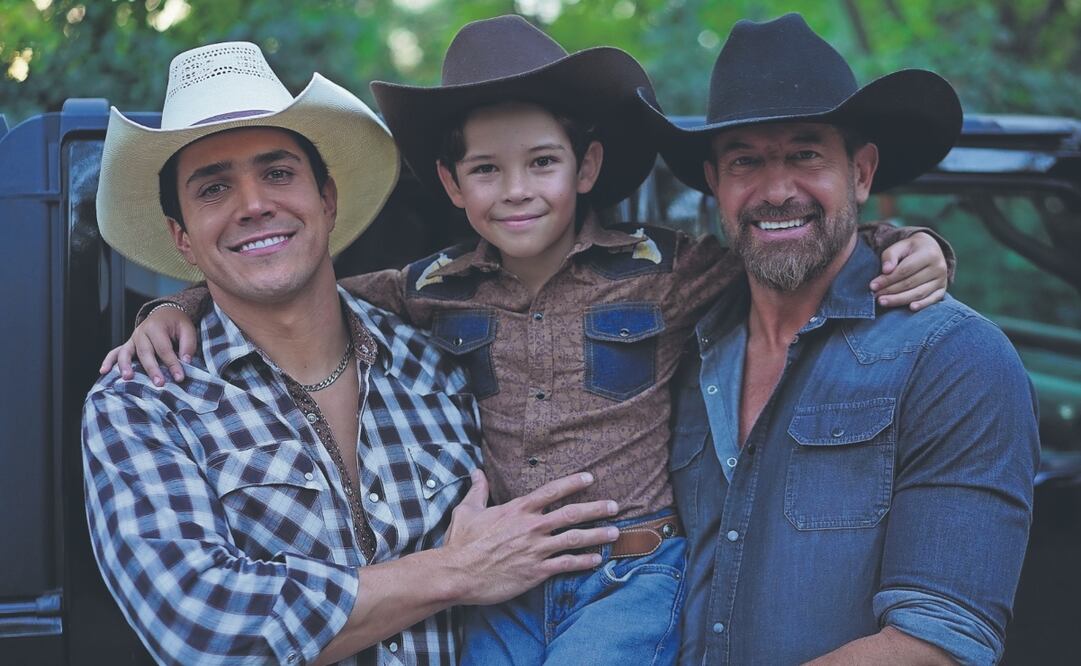 Mario Morán, Rodrigo Ríos y Gabriel Soto rumbo al final de Monteverde, a transmitirse el 12 de octubre. Foto: de TELEVISA