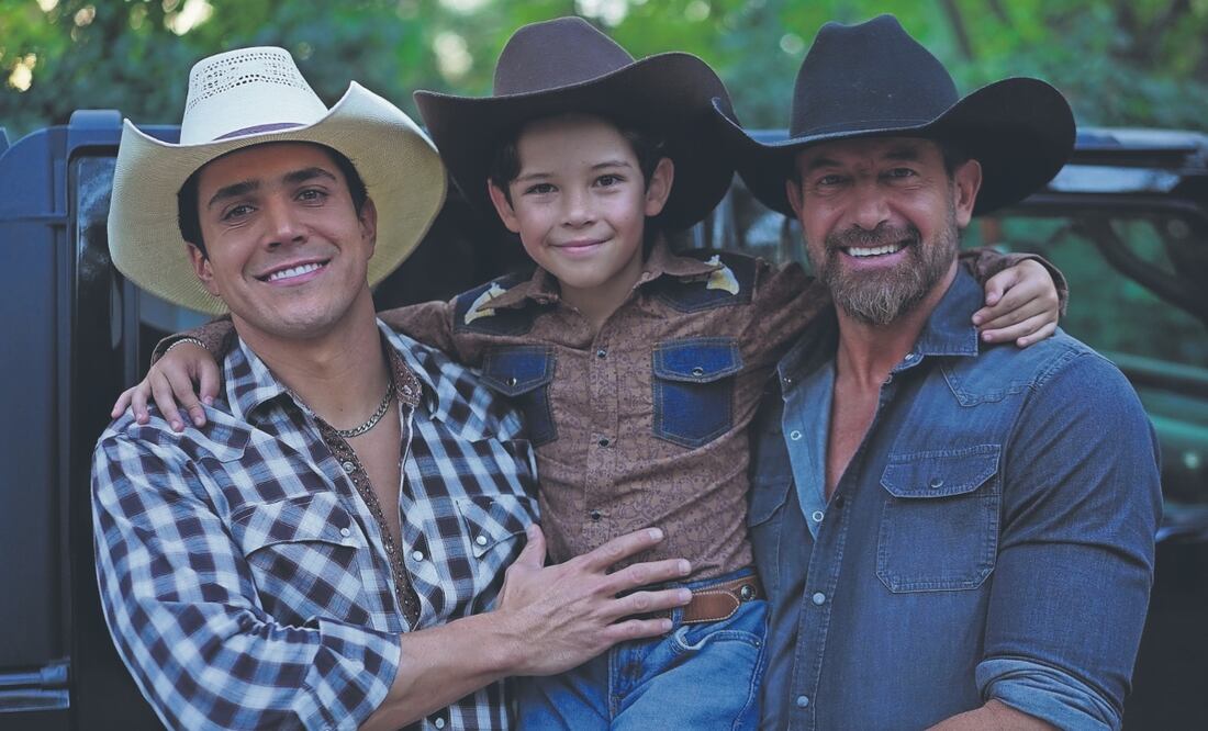 Mario Morán, Rodrigo Ríos y Gabriel Soto rumbo al final de Monteverde, a transmitirse el 12 de octubre. Foto: de TELEVISA