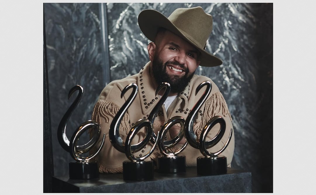 Maluma, el más nominado, empató con Peso Pluma, Carin León y Shakira con cuatro galardones cada uno. Foto: Instagram Premios Lo Nuestro.